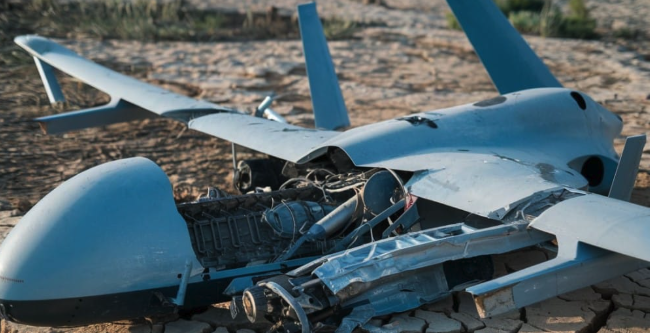 drone ayant subit un incident