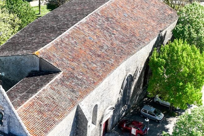 couverture à traiter par drone